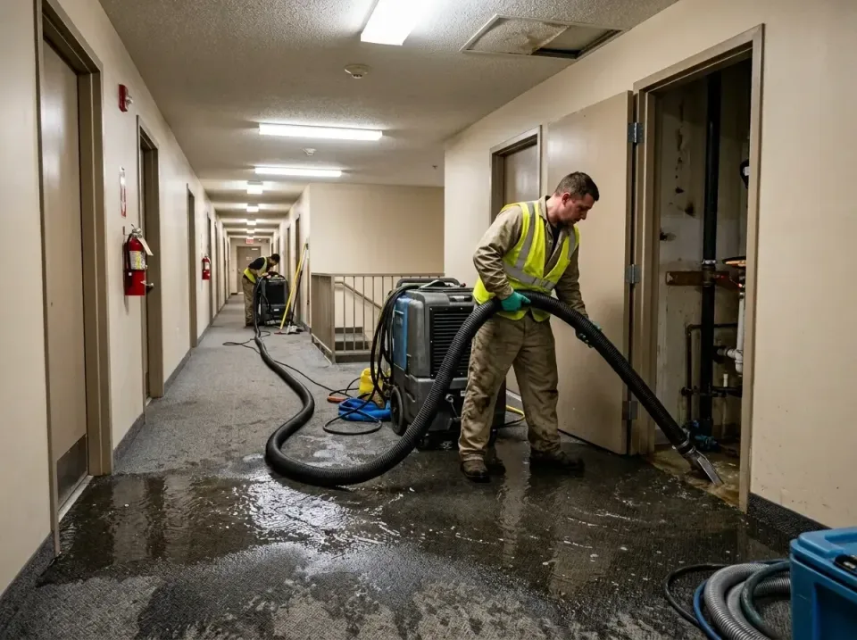 multi-unit-apartment-hallway-f-005 — frequently asked questions, Emergency Burst Pipe Water Extraction & Removal in Surprise…